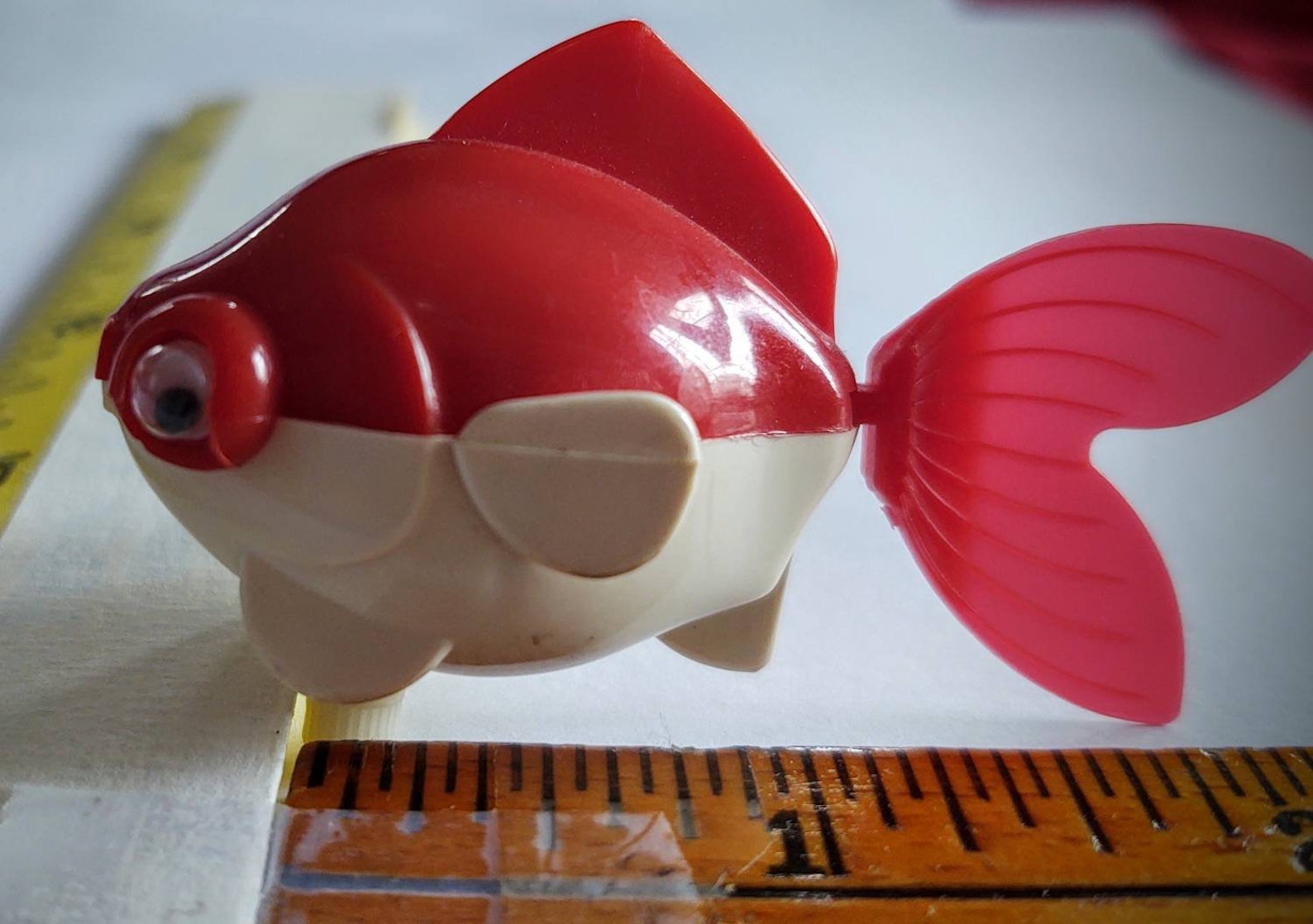 Vintage collectible Tomy toy fish with wagging tail 1975 made Etsy