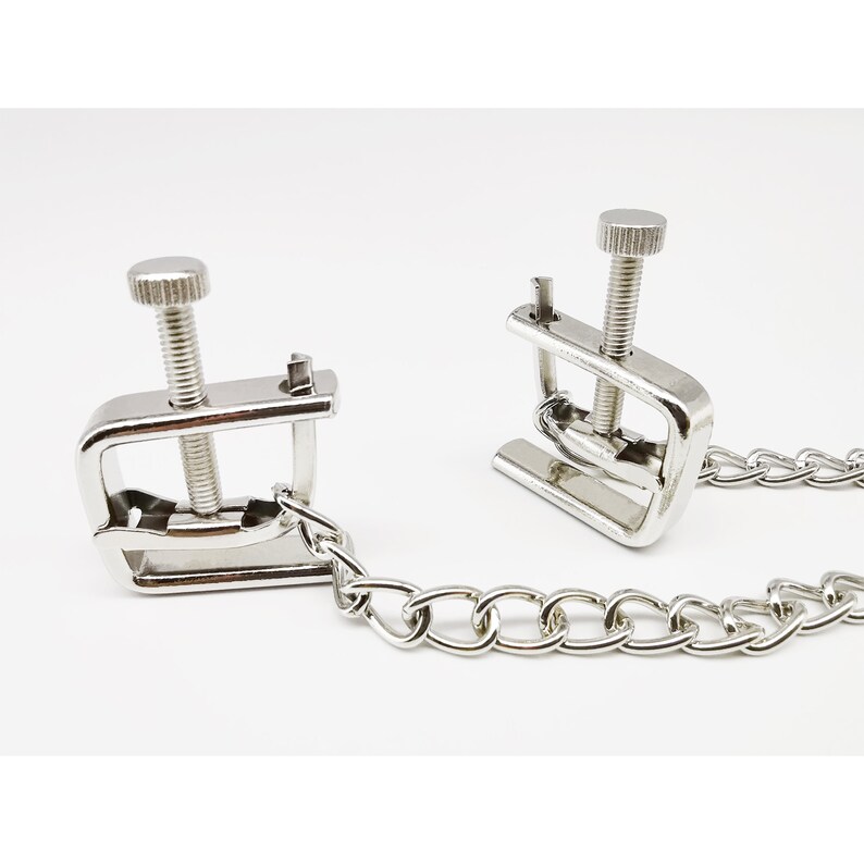 Screw Clamps Adjustable Non Piercing Nipple Rings/erotic Etsy