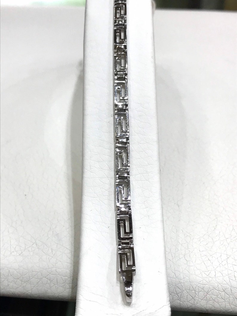 Greek design sterling silver bracelet