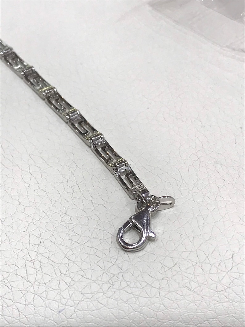 Greek design sterling silver bracelet