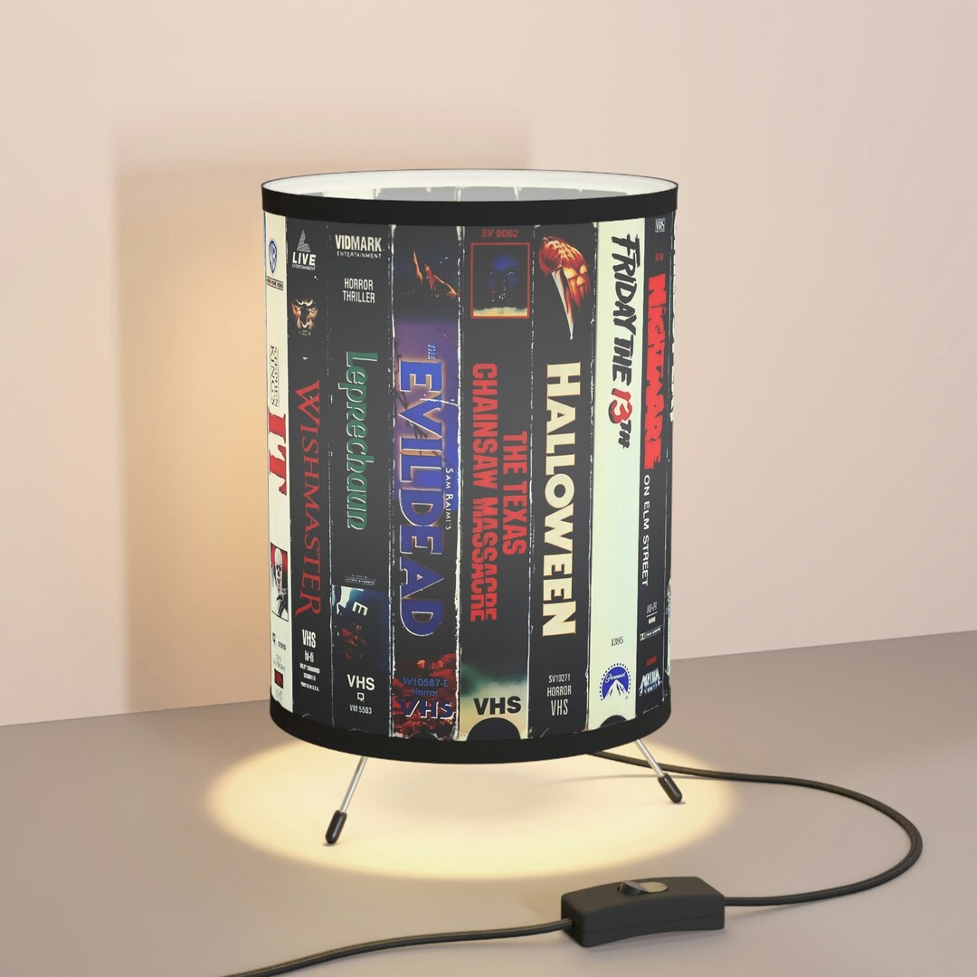 Horror Movie Lamp VHS Horror Movies IT Evil Dead Chucky Etsy
