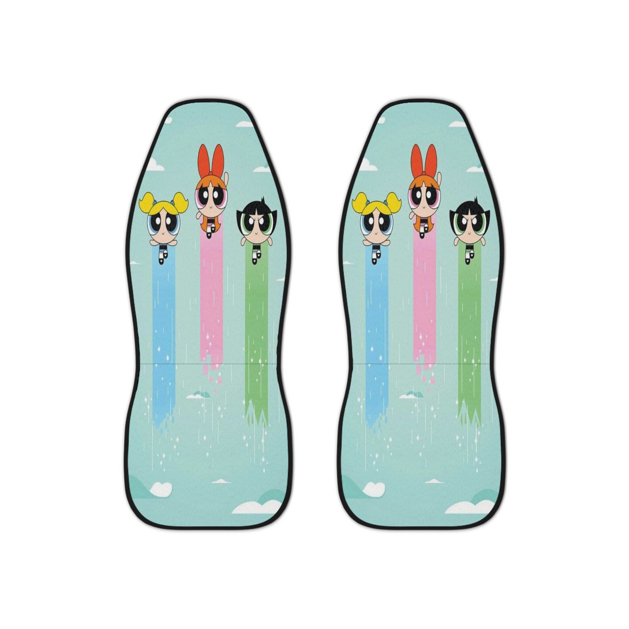 Powerpuff Girls Car Seat Covers, Car Accessories, Blossom, Bubbles
