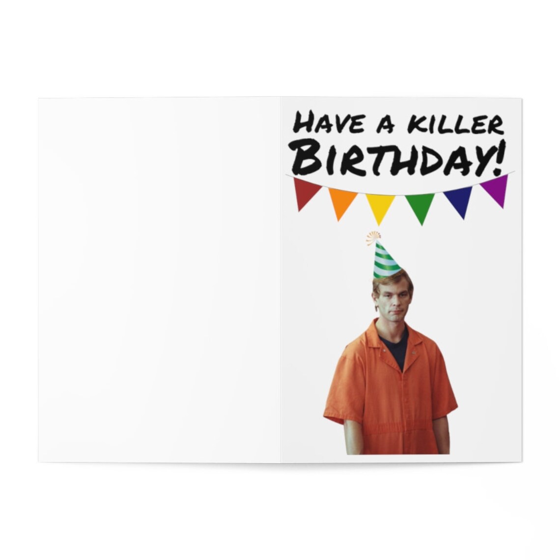 Have A Killer Birthday Jeffrey Dahmer Birthday Card Serial Etsy