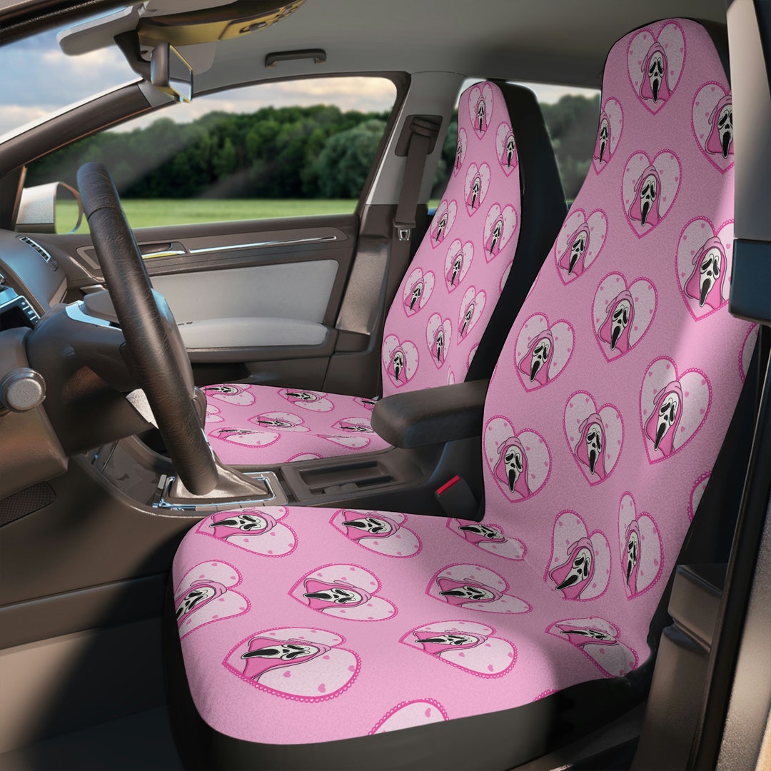 Ghostface Car Seat Covers Scream Movie Goth Car Accessories Etsy