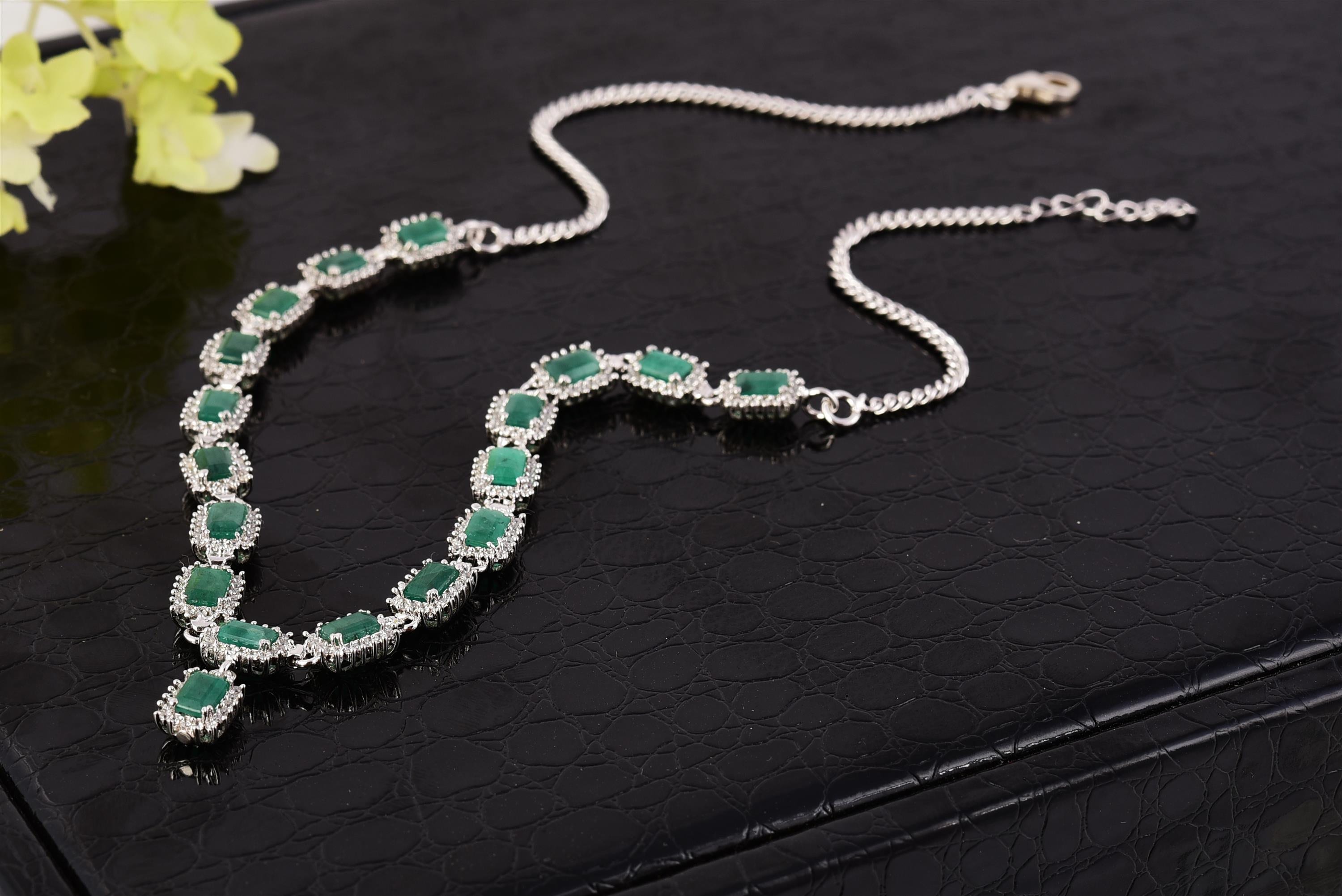 翡翠 ラウンドカット vintage ネックレス ブレスレット セット 106