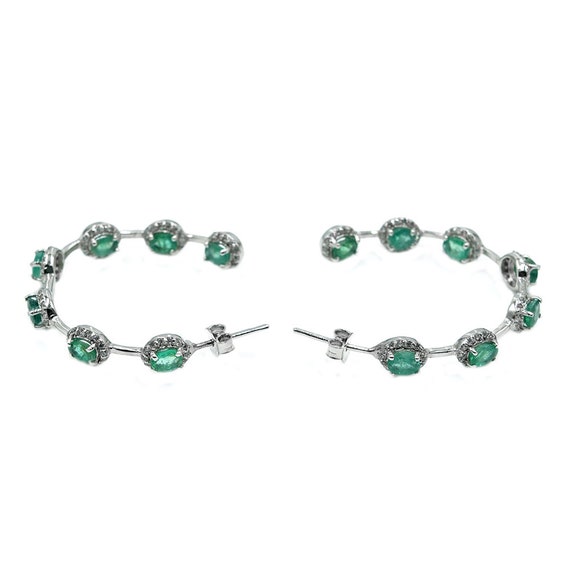Acquista Orecchini con chiusura a topazio azzurro naturale, gioielli in argento sterling 925, taglio ovale 5 * 7mm, 6 pezzi, orecchini con pietre preziose in Italia a partire da 131