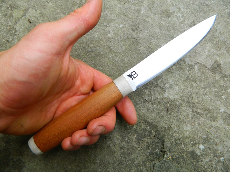 Hand Forged 5 Puukko Sloyd Utility Knife Carbon Steel
