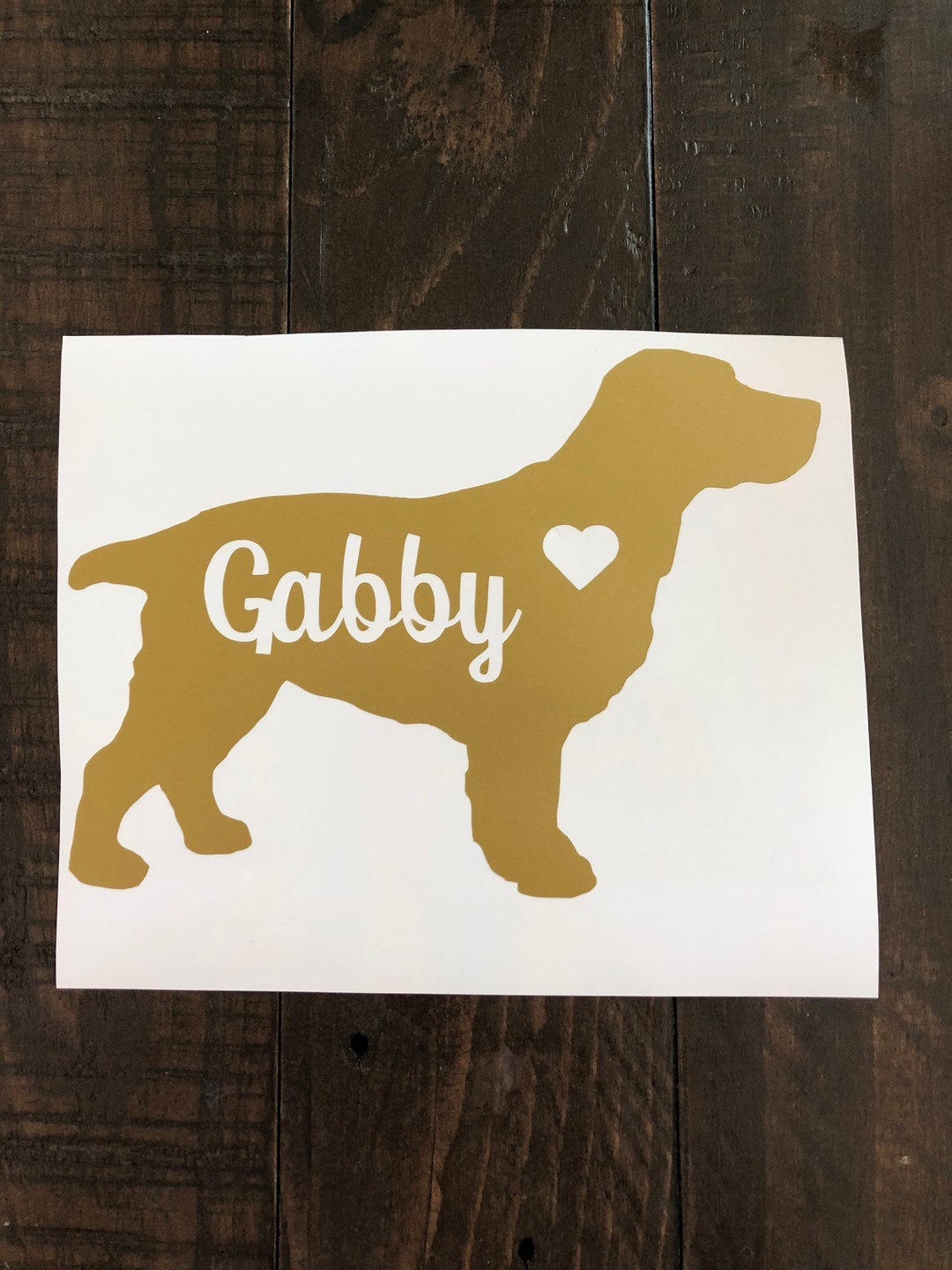 Springer Spaniel Decal Dog Decal Car Decal Springer - Etsy