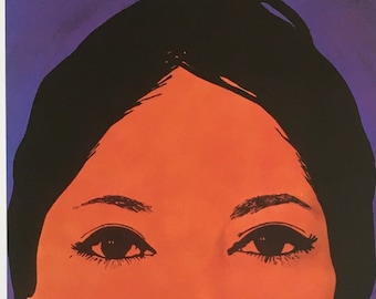 Original Vintage Print 1995.  Elaine Sturtevant  by Martial Raysse 1968/9.  Pop Art, Modern Wall Art, Home Decor