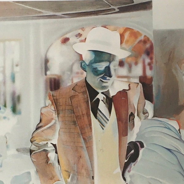 Original Vintage Print 1987 by Richard Hamilton. I'm Dreaming Of A White Christmas (1967-68) British Modern Movement, Pop Art, Wall Art