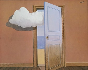 Original Vintage Print 1986 by Rene Magritte. Poison (1939) Surrealism, Modern Wall Art, Home Decor, Different