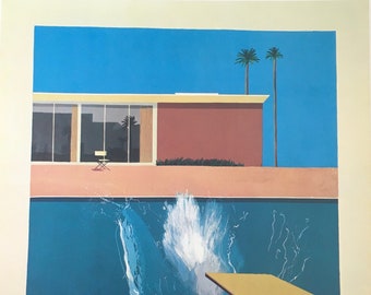 david hockney pool etsy