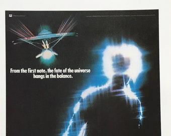 Original Vintage 1982 Advertising Print. Star Trek. Recording Columbia Records And Tapes Ad. Maxine Smart( 1979) Poster Advertising Wall Art