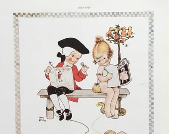Mabel Lucie Attwell Print: Eve and Tatler Ad, Vintage Advertising 