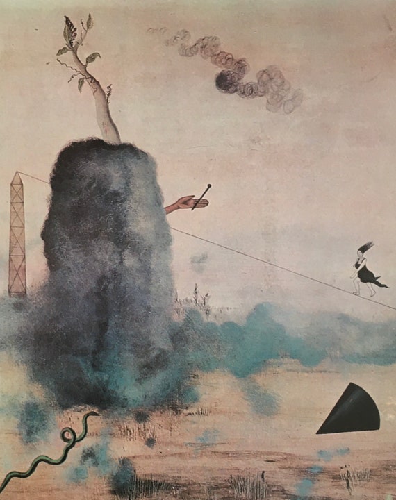 1973 年、イヴ・タンギーによるオリジナル ヴィンテージ プリント
