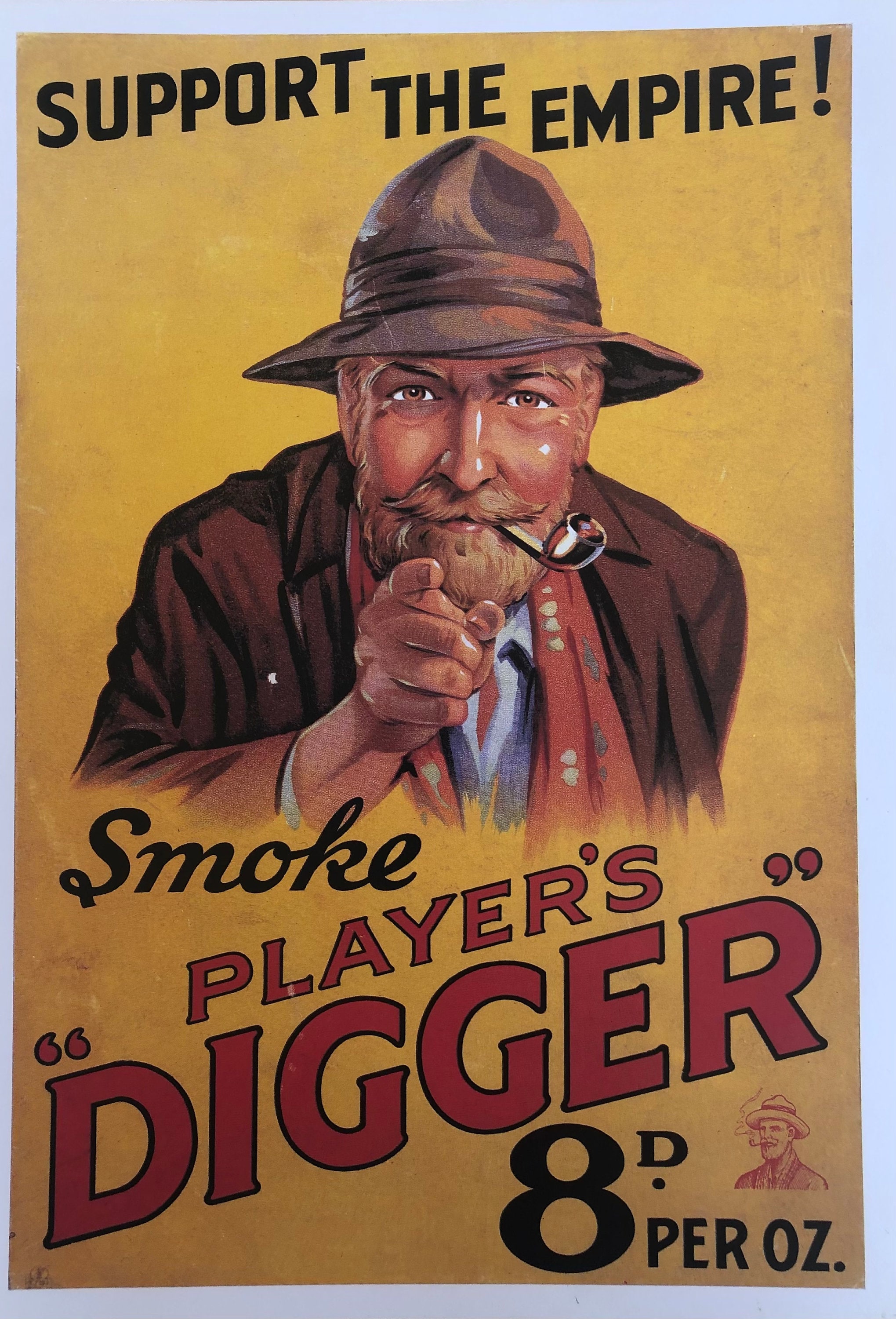 Original Vintage 1982 Tobacco Advertising Print. Support the