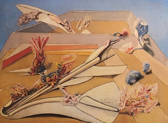 Impresión vintage original de 1979 de Max Ernst. Garden Aeroplane-Trap (1935) Surrealismo, Dada, Arte de pared moderno, Decoración del hogar - Etsy España