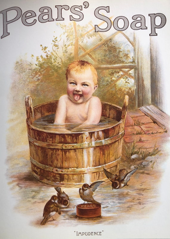 Original Vintage 1978 Pears' Advertising Print. Pears' Soap