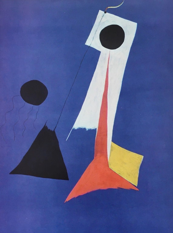 bewonderen enthousiast gevaarlijk Originele Vintage Print 1959 door Joan Miro. Composition On | Etsy