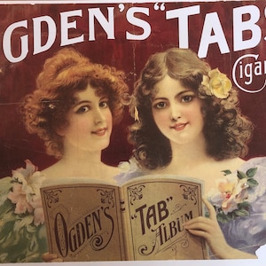 Original Vintage 1982 Tobacco Advertising Print.  Ogdens &quot;Tabs&quot; Cigarettes. Poster Advertising Wall Art, Home Decor.