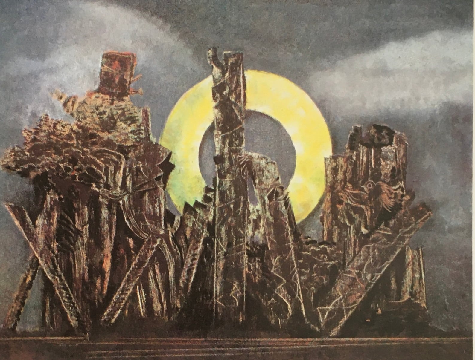 Max Ernst Der Große Wald Original Vintage Print 1973 by Max Ernst. The Great Forest | Etsy