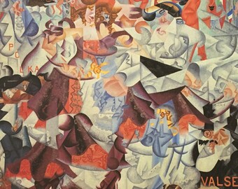 絵画 DYNAMIC ジーノ・セヴェリーニ「ダイナミックなヒエログリフ絵画」複製画