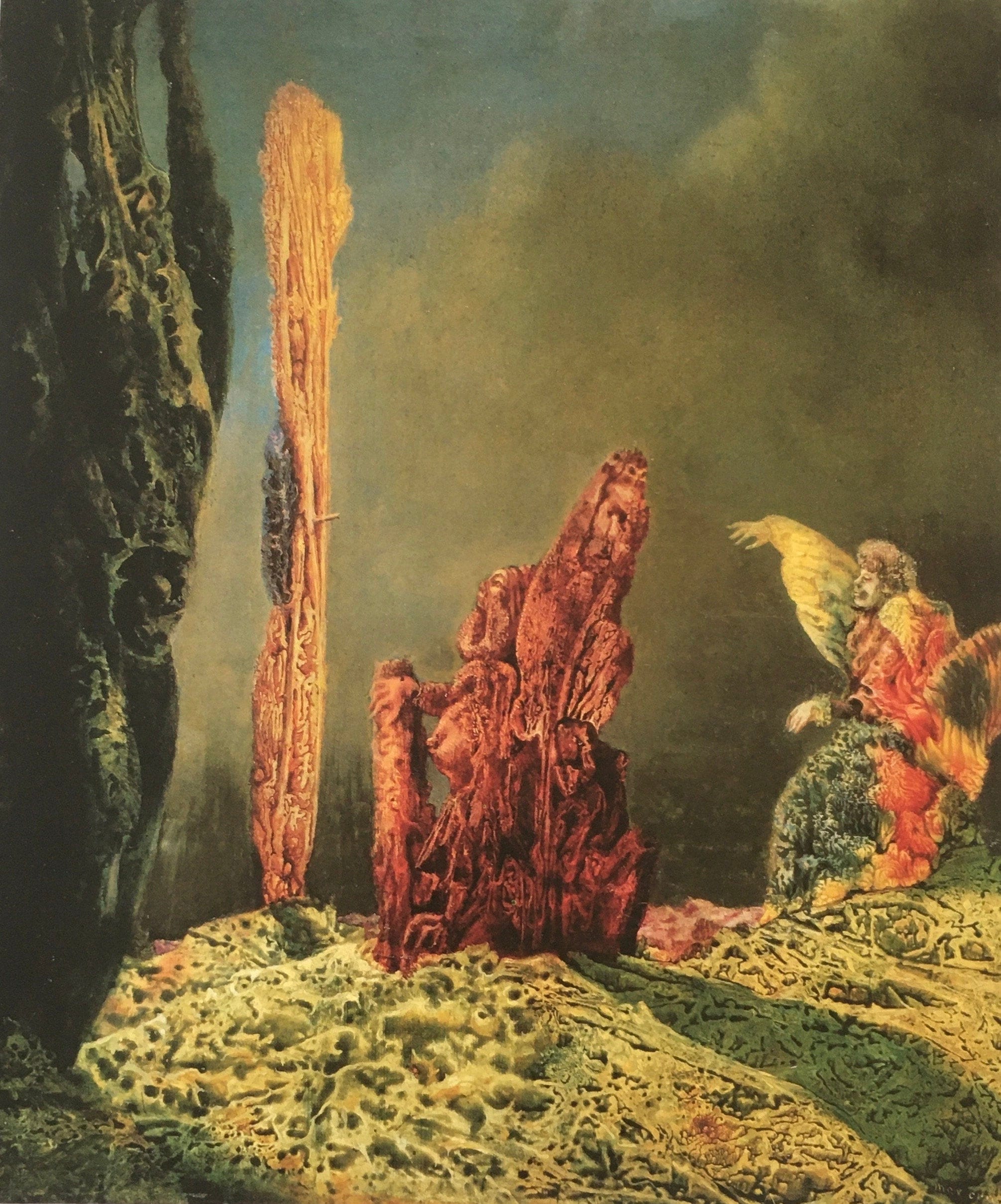 マックス・エルンストによる 1985 年のオリジナル ヴィンテージ