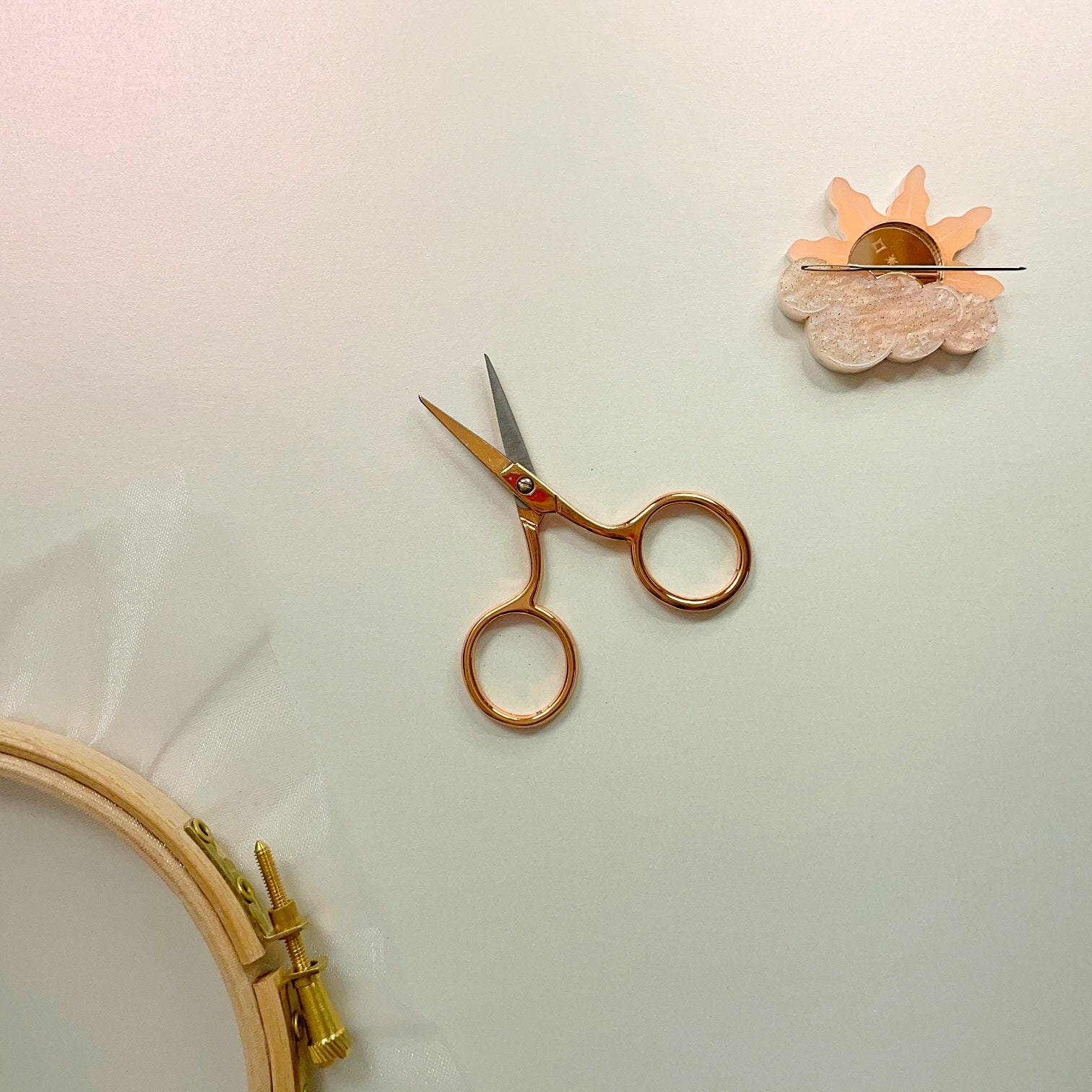 Mini Rose Gold Embroidery Scissors Thread Scissors Mini Etsy