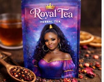Royal Glow Kräutertee Einzelblatt-Kräutertee Koffeinfreier Wellness Tee Handgefertigte Kräutermischung