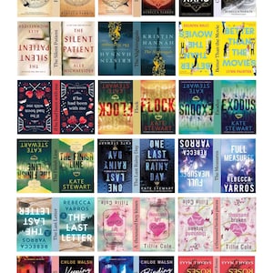 Mystery tbr Mini Books, Great for Kindle Reads, Mini Bookshelf, tbr jars, tbr list Customizable Bookshelf Decor