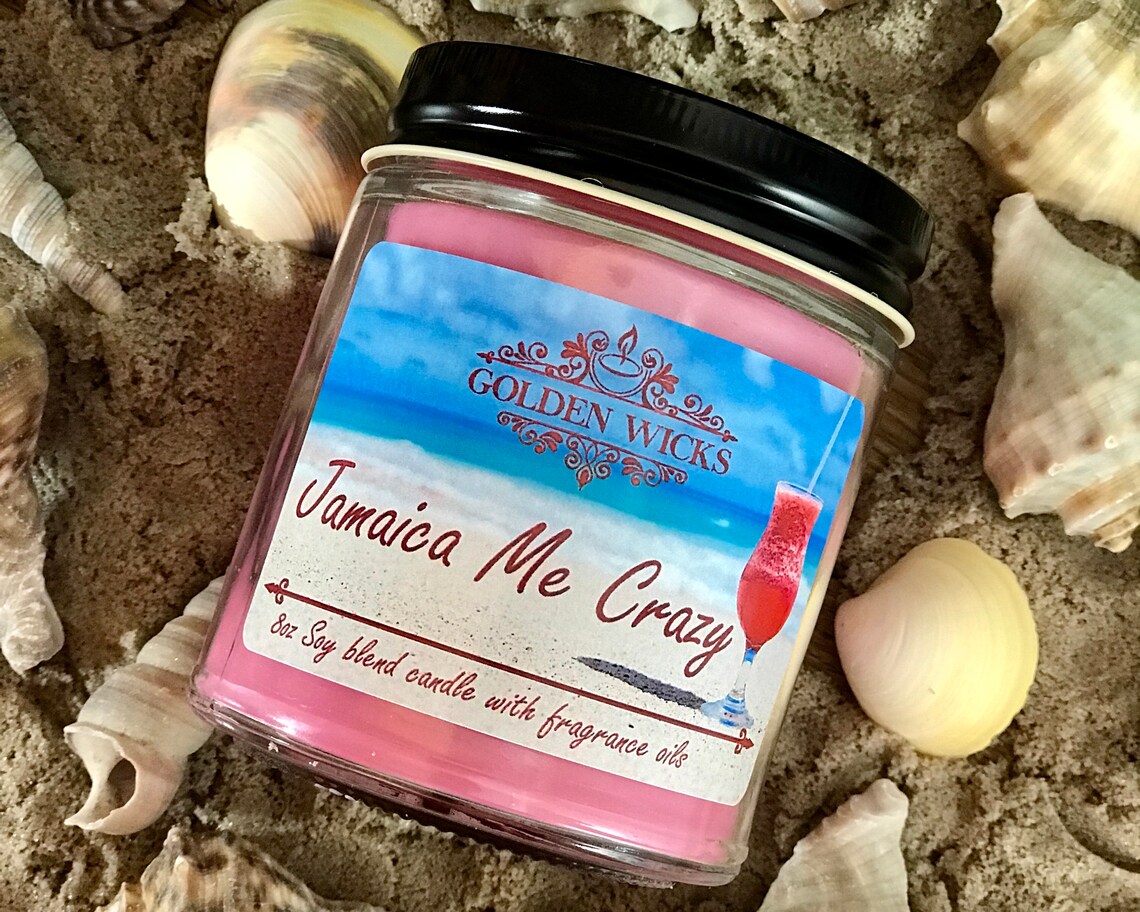 Jamaica me crazy candle Tropical scented candle 8oz candle Etsy