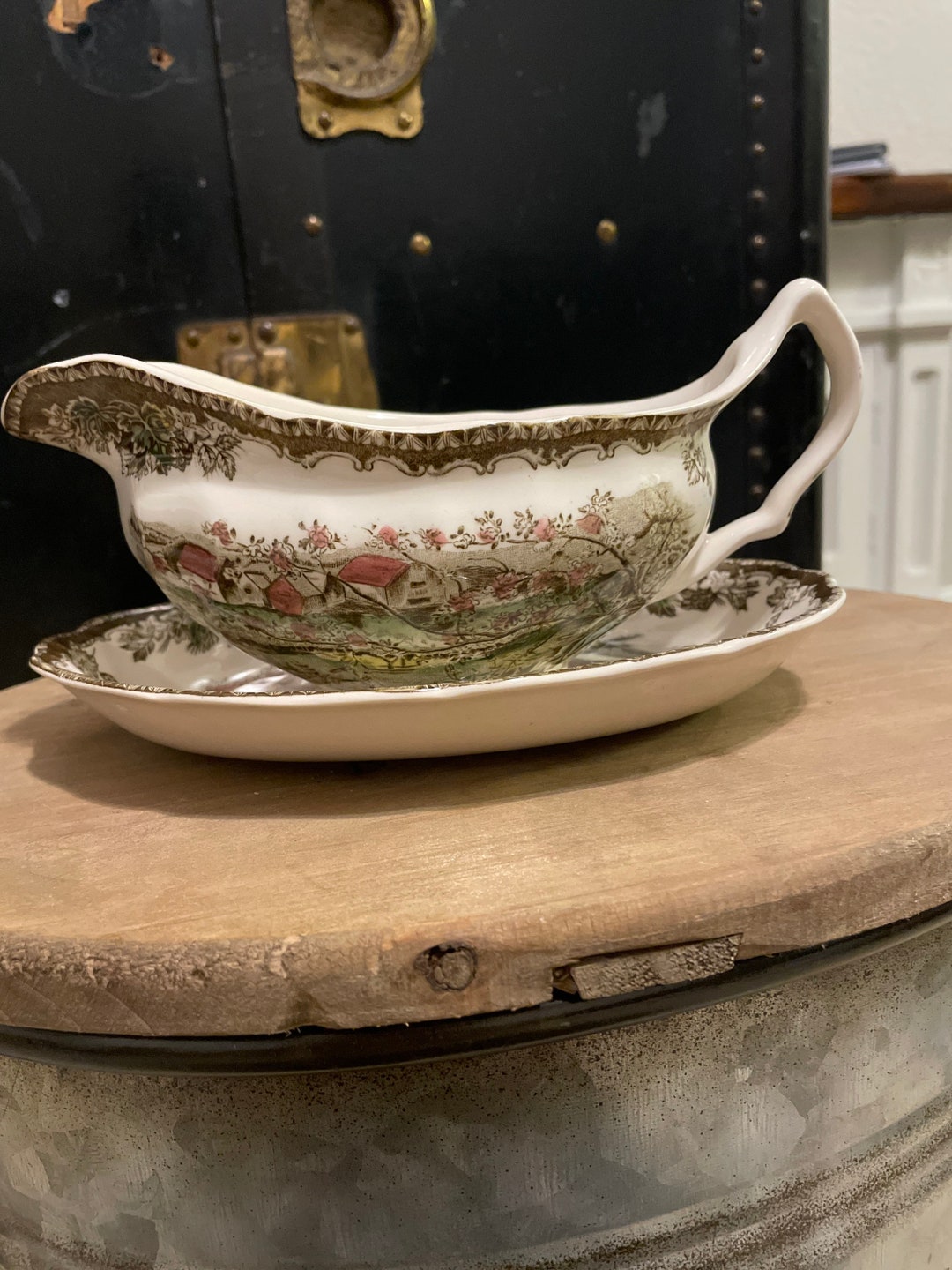 The Friendly Village Gravy Boat Etsy