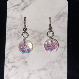 Dragon fruit earrings
