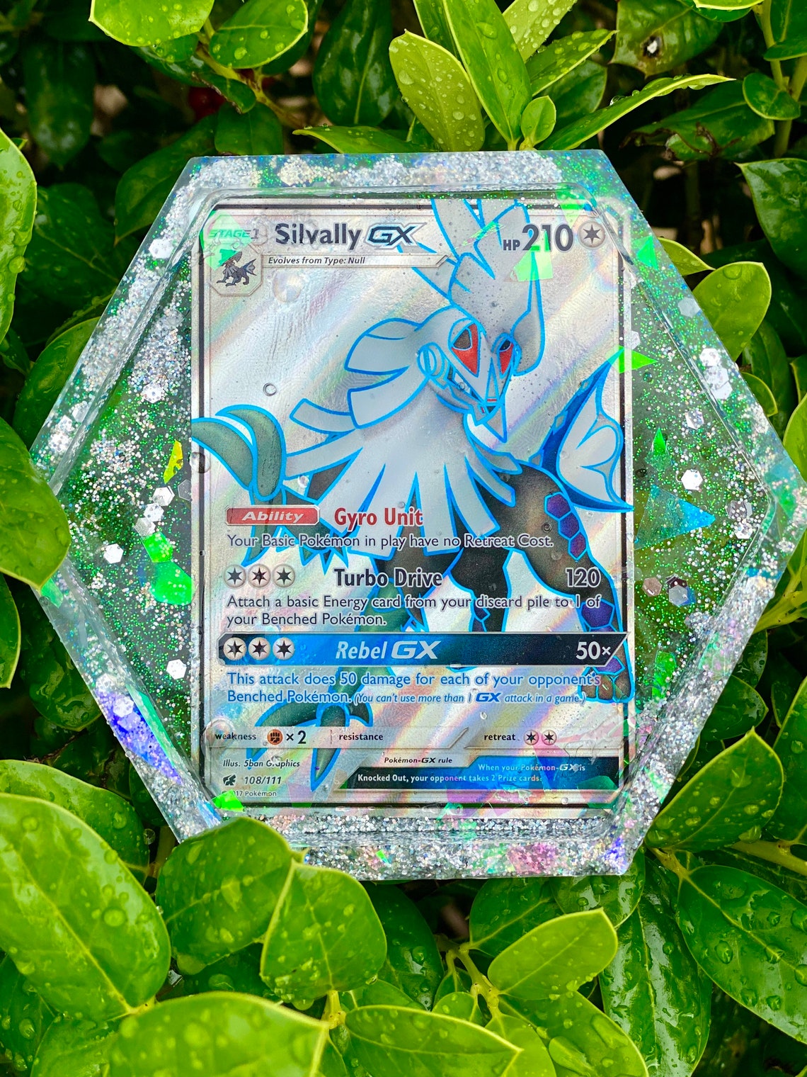 Incolore Pokémon Card Coaster Normal / Steel Type Pokémon Etsy