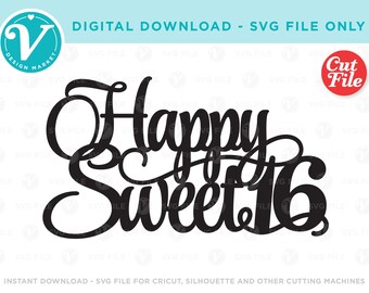 Free Free Sweet 16 Svg Free 209 SVG PNG EPS DXF File