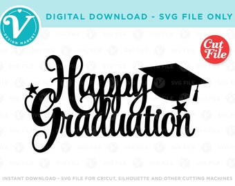 Download Happy Graduation Svg Etsy