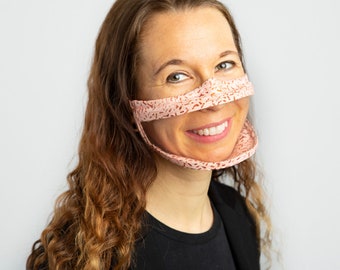 Fully Visible Clear Face Mask, Coach Mask,Teachers, Speech Therapy, Lip Reading, Transparent, Communication, Good ventilation