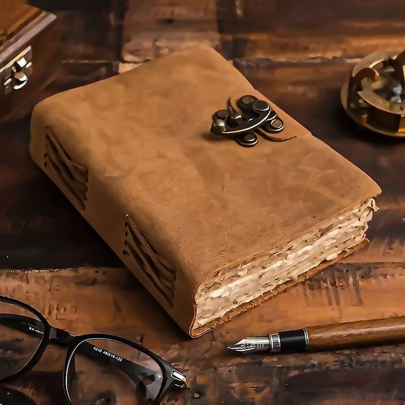 Vintage Leather Journal for Men & Women of Handmade With Antique Old  Looking Diary Journal, Book of Shadows Journal, Sketchbooks for Drawing 