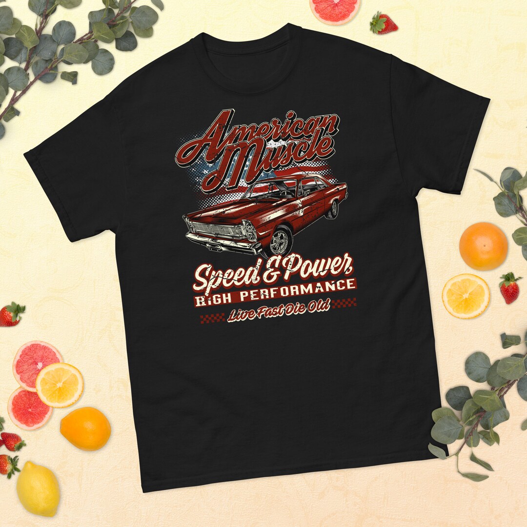 American Muscle Car Speed and Power IV Classic Tshirt S Etsy