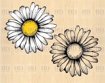 Download Daisy Monogram Etsy