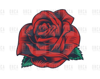 Download Vintage Rose Svg Etsy