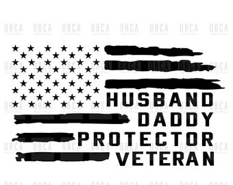 Free Free 162 Husband Daddy Protector Hero Veteran Svg SVG PNG EPS DXF File