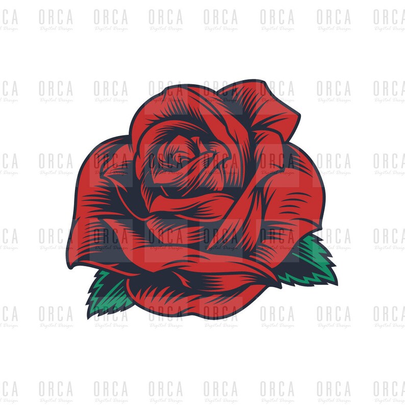 Download Rose svg Vintage Rose svg Rose svg files for cricut SVG PNG | Etsy