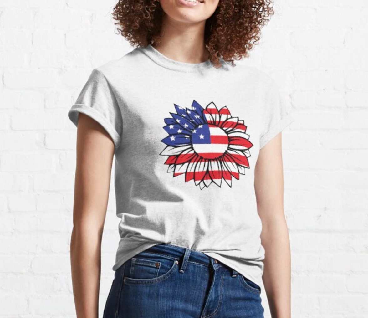 Free Free 119 Sunflower American Flag Svg SVG PNG EPS DXF File