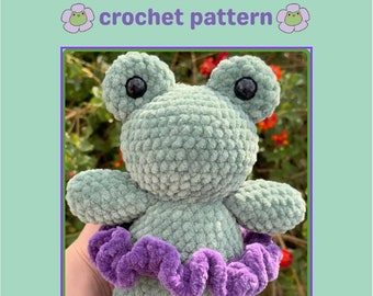 Frogberta Crochet Frog Pattern (PDF Pattern)