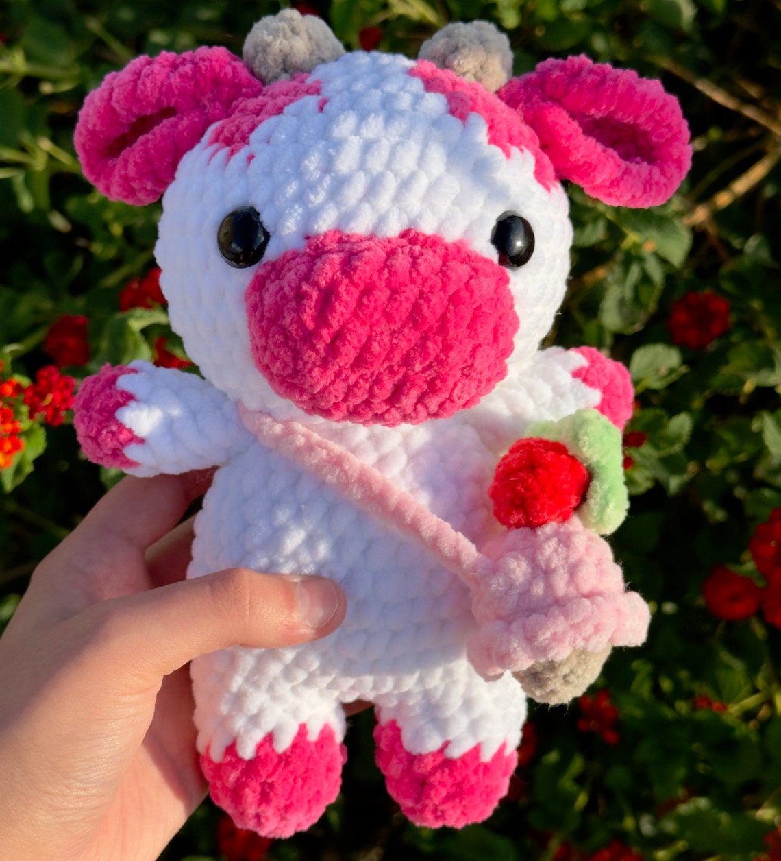 Crochet Chunky Cow Stuffed Toy Crochet Cow Crochet Cow Etsy