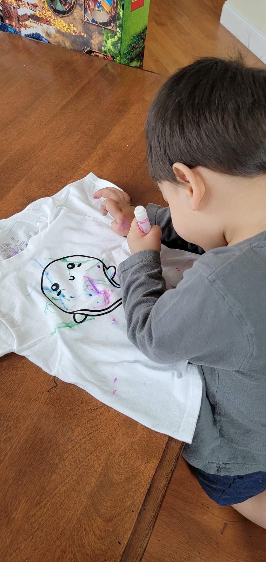 Coloring Page Kids T-shirt | Etsy