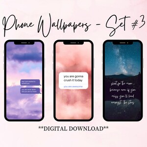 Phone Wallpapers Set #3 | DIGITAL DOWNLOAD
