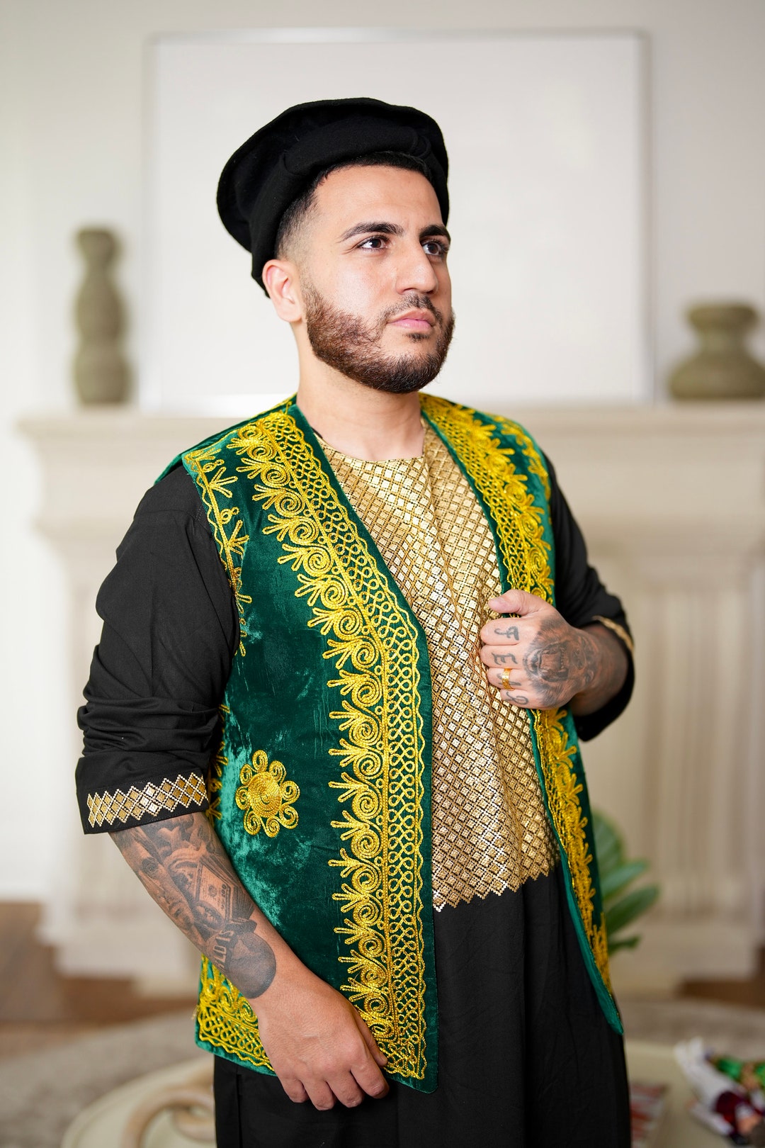 Afghan Mens Vest - Omar main image 0