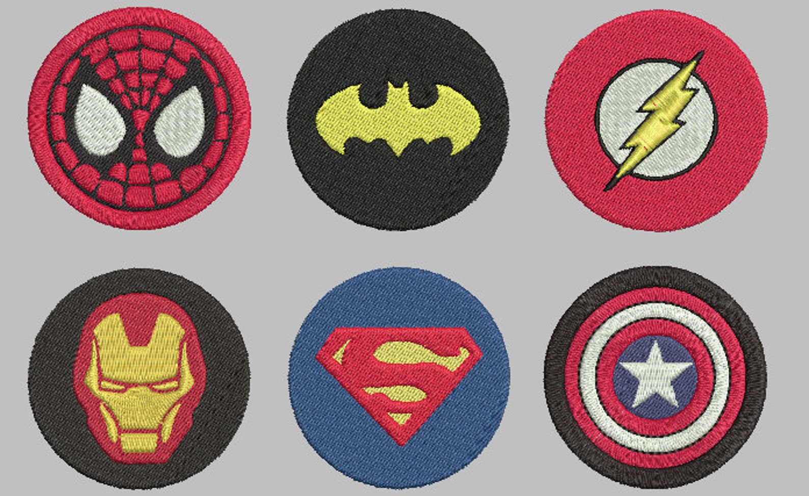 Machine Embroidery Designs Marvel Superman Batman Ironman Etsy